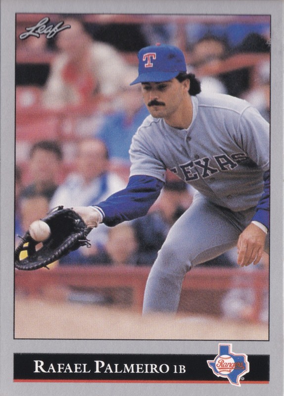 Rafael Palmeiro #296 - 1992 Leaf B1051