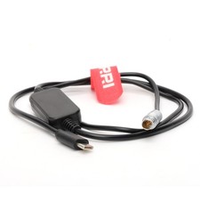 12V Power Cable for Topcon GR5 GPS System 5-Pin connector to Type-C