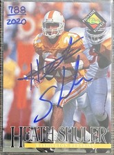 Heath Shuler 1994 Classic Pro Line Live On-Card Auto Rookie /2020 Tennessee. rookie card picture