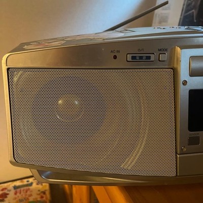 Panasonic RX-MDX5 Personal MD System CD Player FM Radio Silver