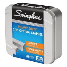 Swingline Staples, Premium High Capacity for Desktop Staplers, 3/8" Length, 125/