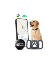 Dog Tracker Tag Android Only GPS Pet Tracking Smart for Black