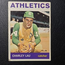 1964 Topps #229 Charley Lau Kansas City Athletics Low Grade Crease