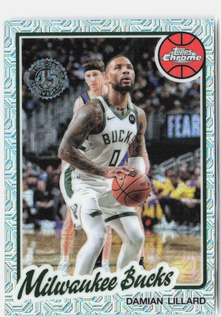 2025-26 Topps #TC-DL Damian Lillard 1980-81 Topps Chrome Basketball