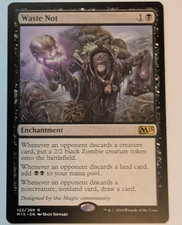 {1x} ~ Waste Not ~ NM MTG EDH Core Set 2015 (M15) Rare Enchantment *Startropic*