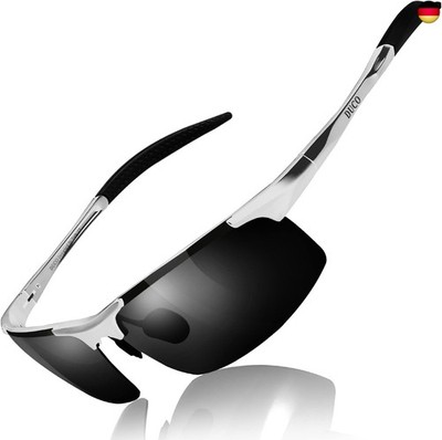 DUCO Herren Sportbrille Polarisierte Sonnenbrille Fahrerbrille Ultraleichte