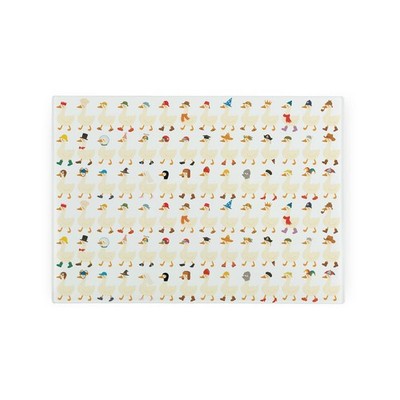 Silly Goose Arbeitsplattenschoner - Countryside kleiner glatter rechteckiger Untersetzer