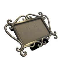 3 X 2 Mini Photo Picture Frame Photo Pewter Silver Scroll Design
