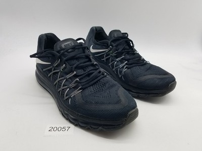 Nike Air Max 2015 Men's Size 12.5 Running Shoes Black Gray