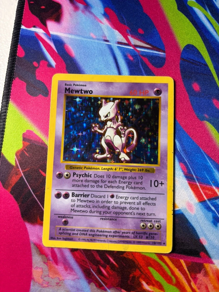 Mewtwo Pokémon TCG Shadowless Individual Collectible Card Game