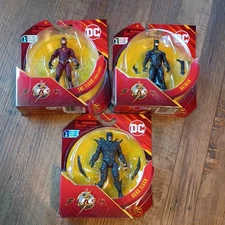 Spin Master DC Lot of 3 The Flash 1st Edition Flash • Dark • Young • Batman,NEW