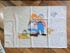 Vintage Raggedy Ann And Andy Twin Sheets