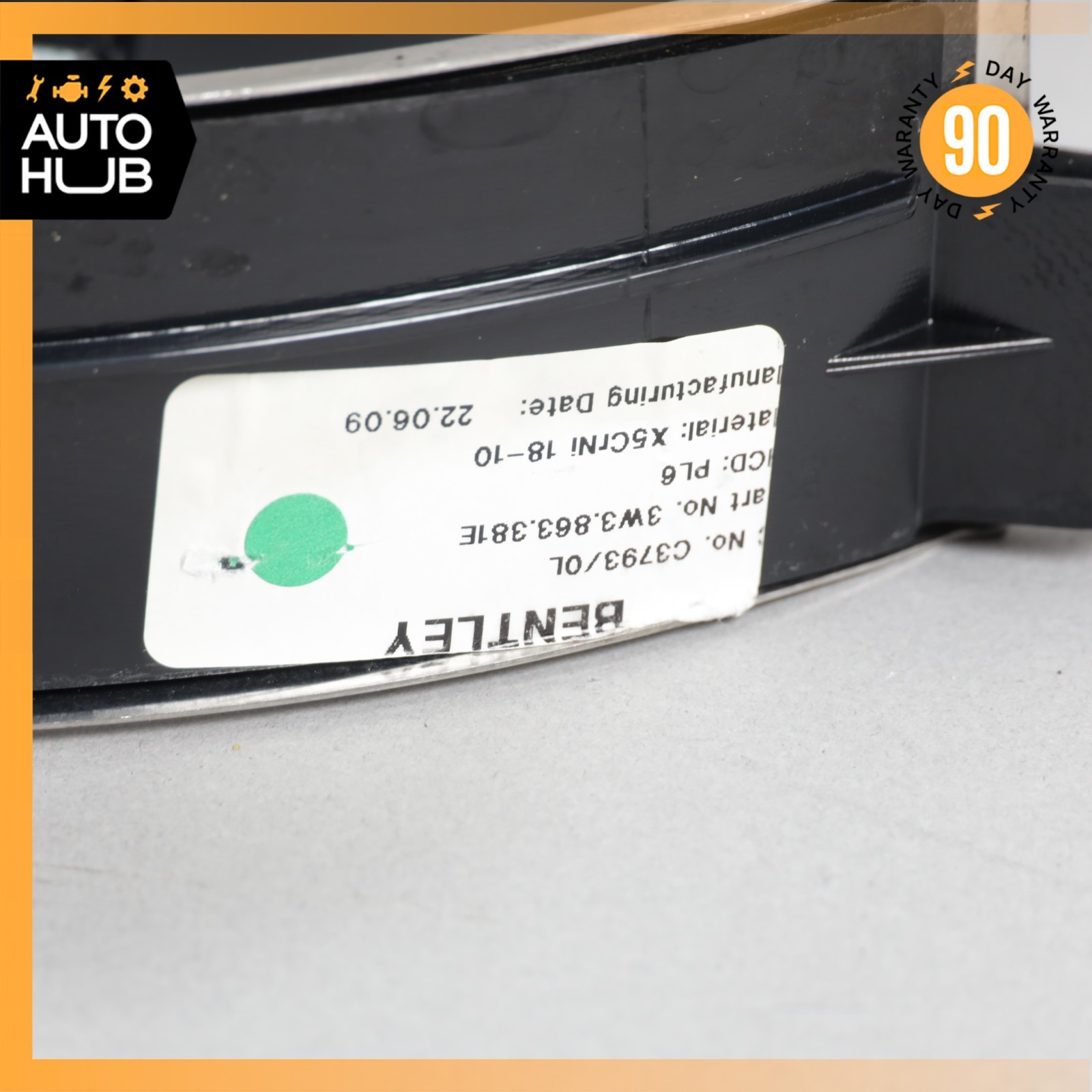 03-12 Bentley Continental GTC GT Left & Right Side Door Step Sill Sills OEM
