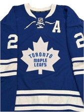 Toronto Maple Leafs Matt Hunwick Game Used Jersey