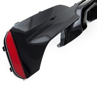 Heckansatz Heckspoiler Diffusor Passend FüR Bmw G30 Limo G31 M-Paket 4-Rohr
