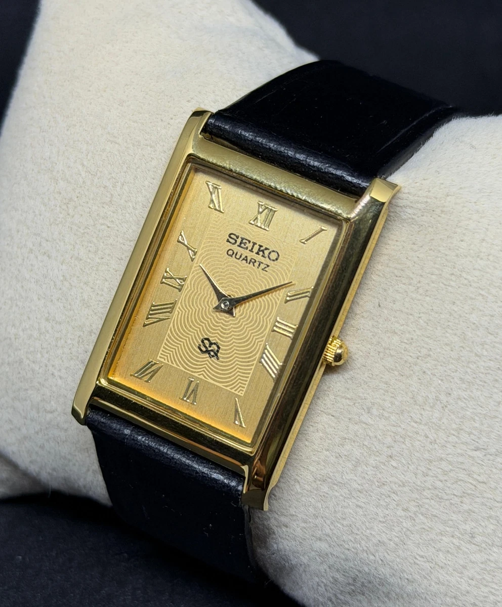 Seiko Gold Plated Case Rectangle Wristwatches for sale | eBay