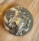 Scottsdale Mint 2 Oz .999 Fine Silver Bullion Lion Stacker Round