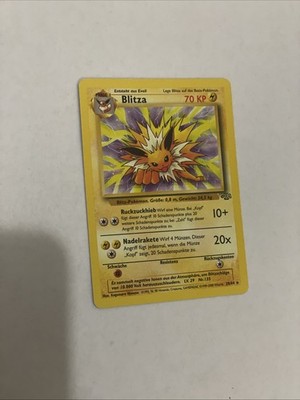 Blitza 20/64 Dschungel deutsch Pokemon Karten
