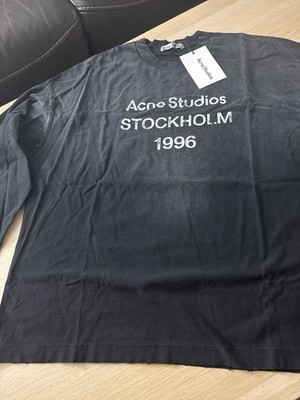 Acne Studios Stockholm 1996 Black  Long Sleeve T-Shirt