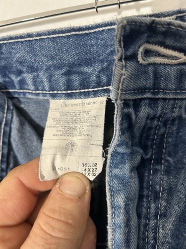 Y2K 90er Vintage Carhartt Jeans 34x32 Baggy Wide Leg - Bild 3 von 7