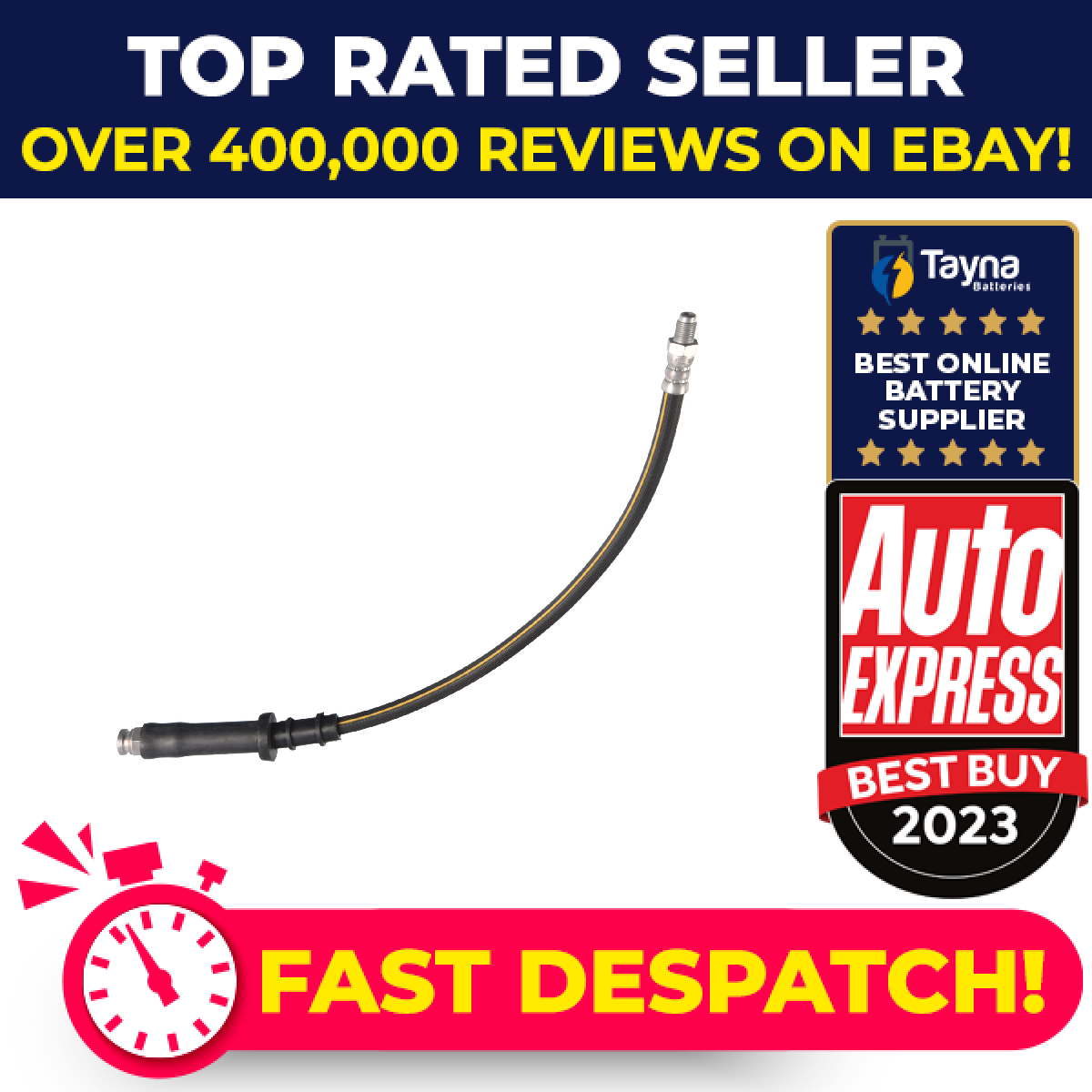 Brake Hose fits CITROEN RELAY 230L, 244 2.0D 01 to 06 Hydraulic 4806C3 4806F3