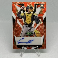 2023 Leaf Valiant Ethan Salas 1/1 Rookie Card V-ES1 Red Parallel Auto