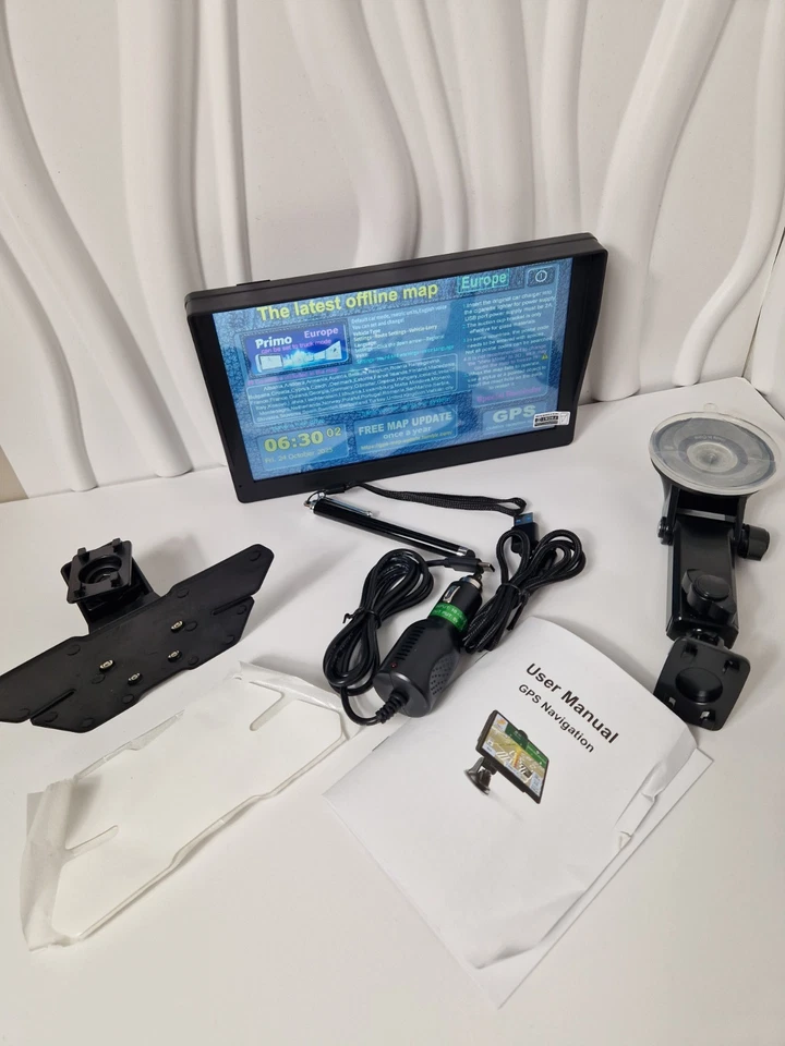 9" Sat Nav GPS for Car / Truck – 2025 UK Europe Maps, Free Updates, Speed Alerts - Image 2 of 4