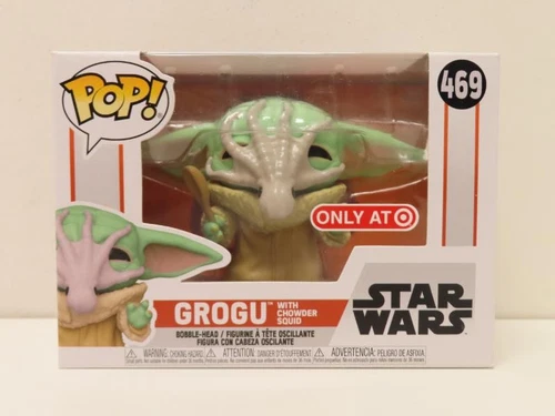 Funko Pop Star Wars Grogu With Chowder Squid Target Exclusive Bobble-Head #469