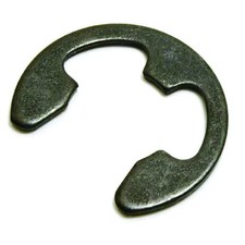 External-E E-Clip, Steel, Black Phosphate Finish, 100 Pk, De-10St Pa