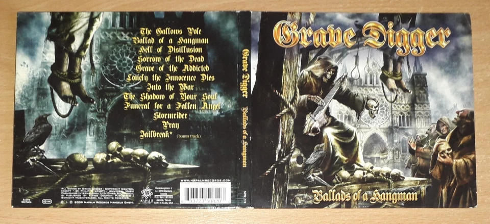 Grave Digger - Ballads of a Hangman CD Digipak (Heavy/Power Metal) *Zustand Gut* - Bild 3 von 4