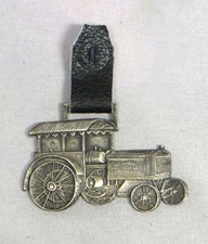 Reloj de Bolsillo Antiguo De Colección Llavero Heider Rock Island Llavero #21 En muy buena condición (629)