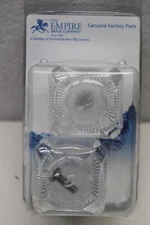 Empire CRD-JH Pair Crystal Small Faucet Handles Hot & Cold w/ 17 point broach