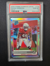 2020 Panini Donruss Optic Isaiah Simmons Holo Rated Rookie #199 PSA 10 GEM MT
