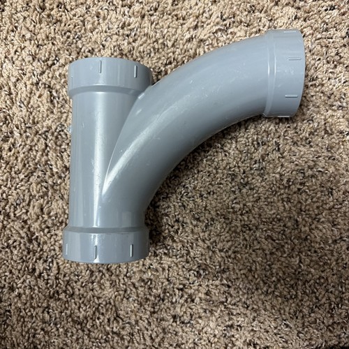 New Sch 80 Charlotte CPVC 2” Long Sweep Tee