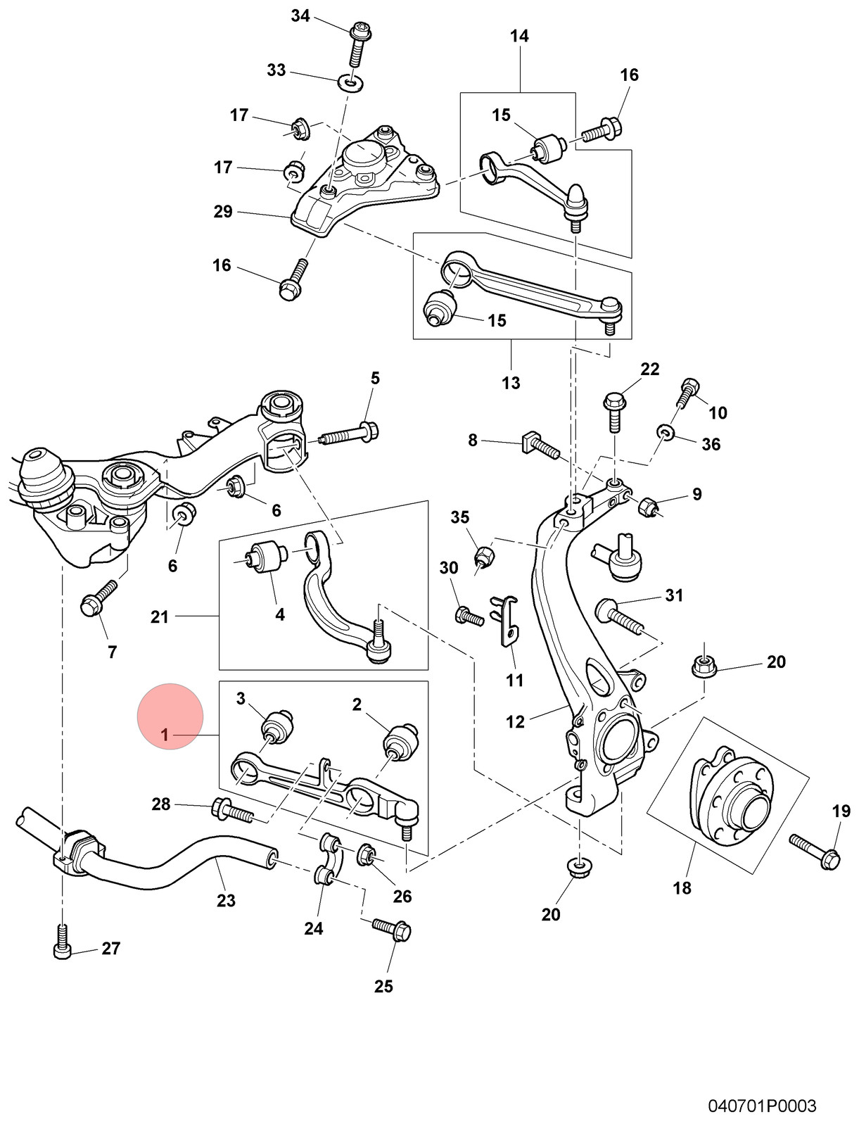 06-13 BENTLEY CONTINENTAL FLYING SPUR FRONT LEFT DRIVER SIDE LOWER CONTROL OEM