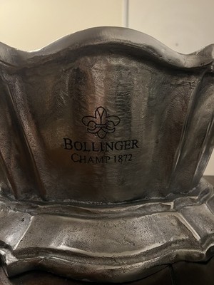 Wine Cooler BOLLINGER CHAMP 1872 Trophy for WINNERS ONLY Ice Bucket