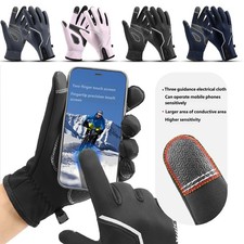 Winter Thermal Warm Windproof Ski Snowboarding Work Gloves Mitten for Men Women