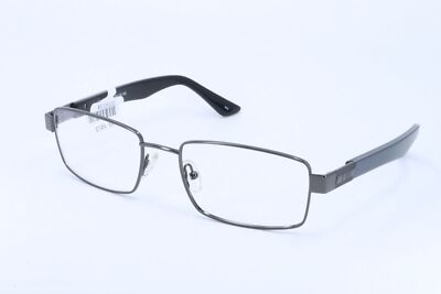 Boardroom Classics BC2001 Gunmetal Rectangle Men Full Rim 55-19-145 Eyeglasses