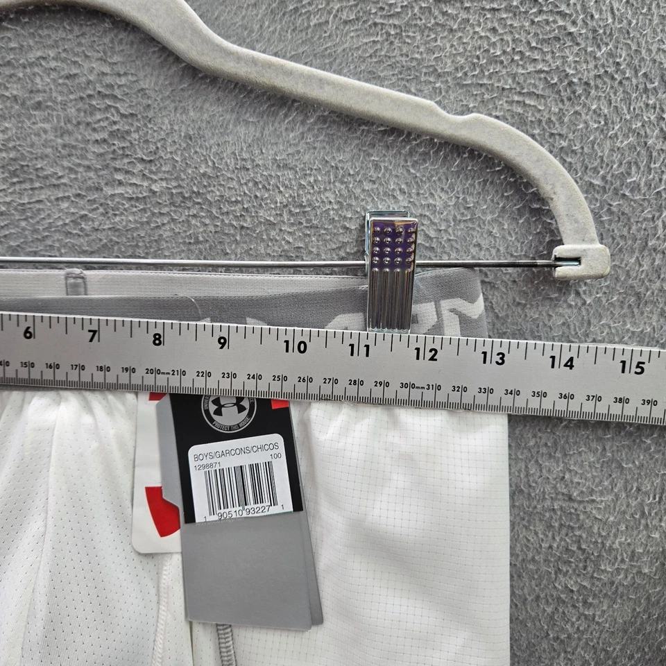 Under Armour Boys Activewear Shorts Large White Football Girdle Cup Padded NWT - Image 3 of 4