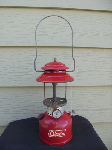 Coleman Lantern Model 200A Vtg 9-65 Camp Lantern, No Globe, For Parts Untested