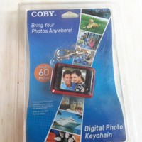 Coby Digital Photo Frame Keychain Color Display Rechargeable Lithium Battery Coby Digital Photo Frame Keychain Color Display Rechargeable Lithium Battery