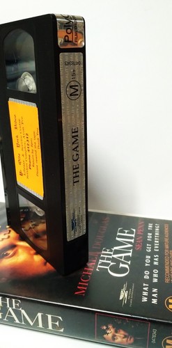 THE GAME MICHAEL DOUGLAS OrigInal POLYGRAM 1997 Release Thriller/Horror VHS VG - Picture 3 of 3
