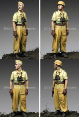 Alpine Miniatures 35220 , Officer 1st FJ Div in Italy , Scale 1:35