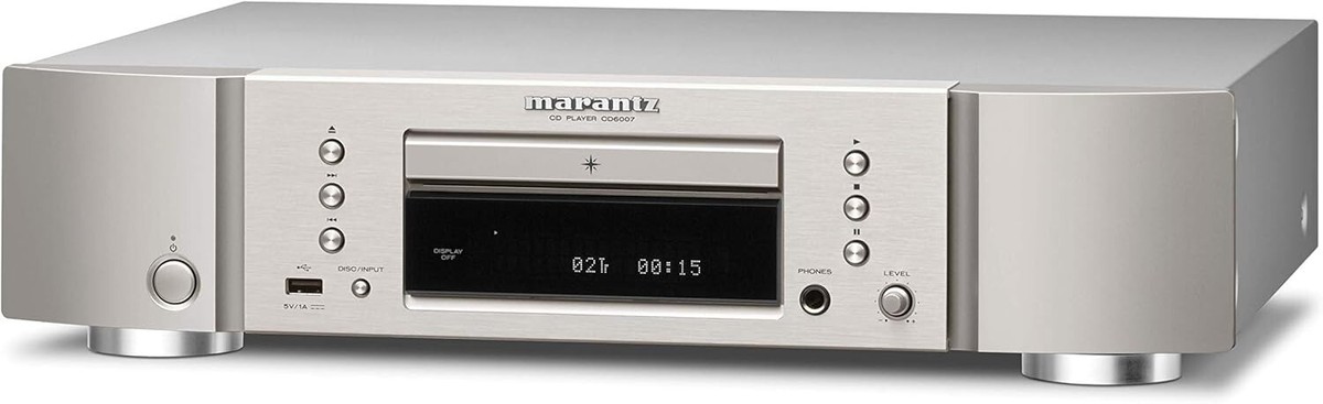 Marantz CD6007 CD Player HDAM Full Discrete Analog Silver Gold AC