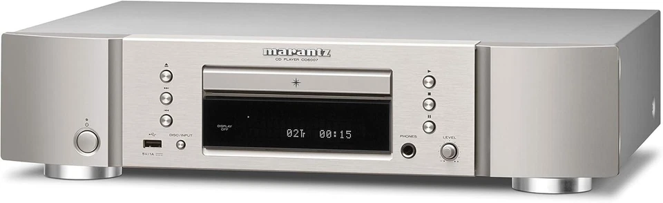 Marantz CD6007 CD Player HDAM Full Discrete Analog Silver Gold AC 100V 50/60Hz - Image 2 of 4