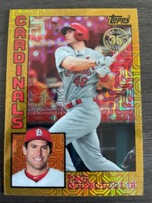2019 Topps Silver Pack Paul Goldschmidt 1984 Chrome Gold Mojo Refractor /50