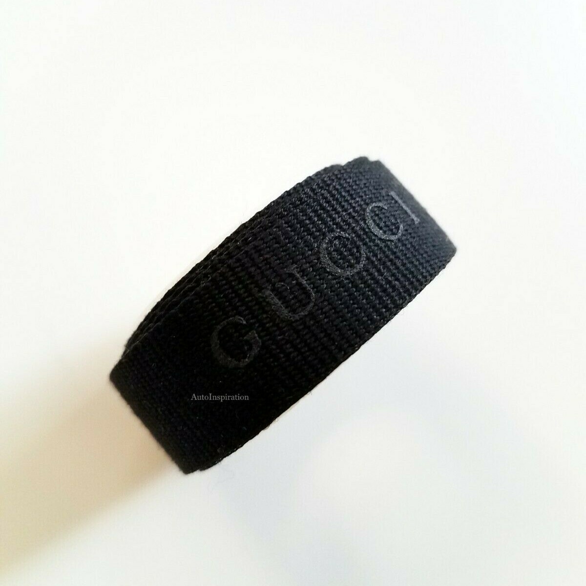 Deep Black Authentic Gucci Grosgrain Ribbon - 132\