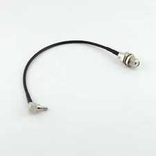 CRC9 Male Right Angle to F Female Nut RG174 Cable Jumper Huawei USB 3G Modem 8in