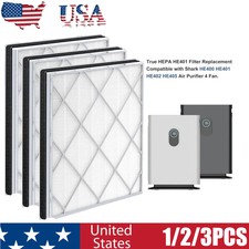 HEPA + Carbon Filter Set for Shark 4-Fan HE40...