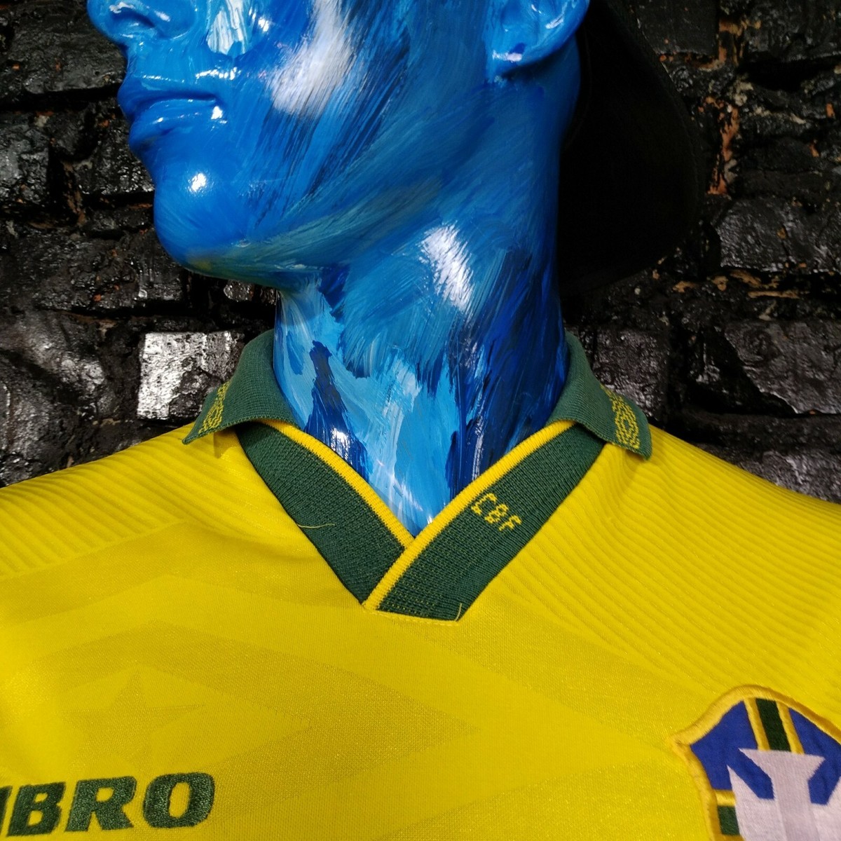 Brazil Team Jersey Home shirt 1994 - 1995 Yellow Umbro Trikot Size